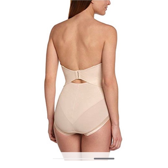 Maidenform Women's Body Shaper With Built-In Bra & Anti-Static Shapewear Sz 40D - Picture 3 of 6